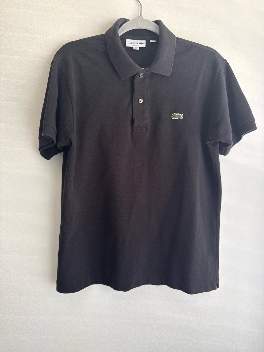 Lacoste Men’s Black Short Sleeve Polo Shirt sz.M